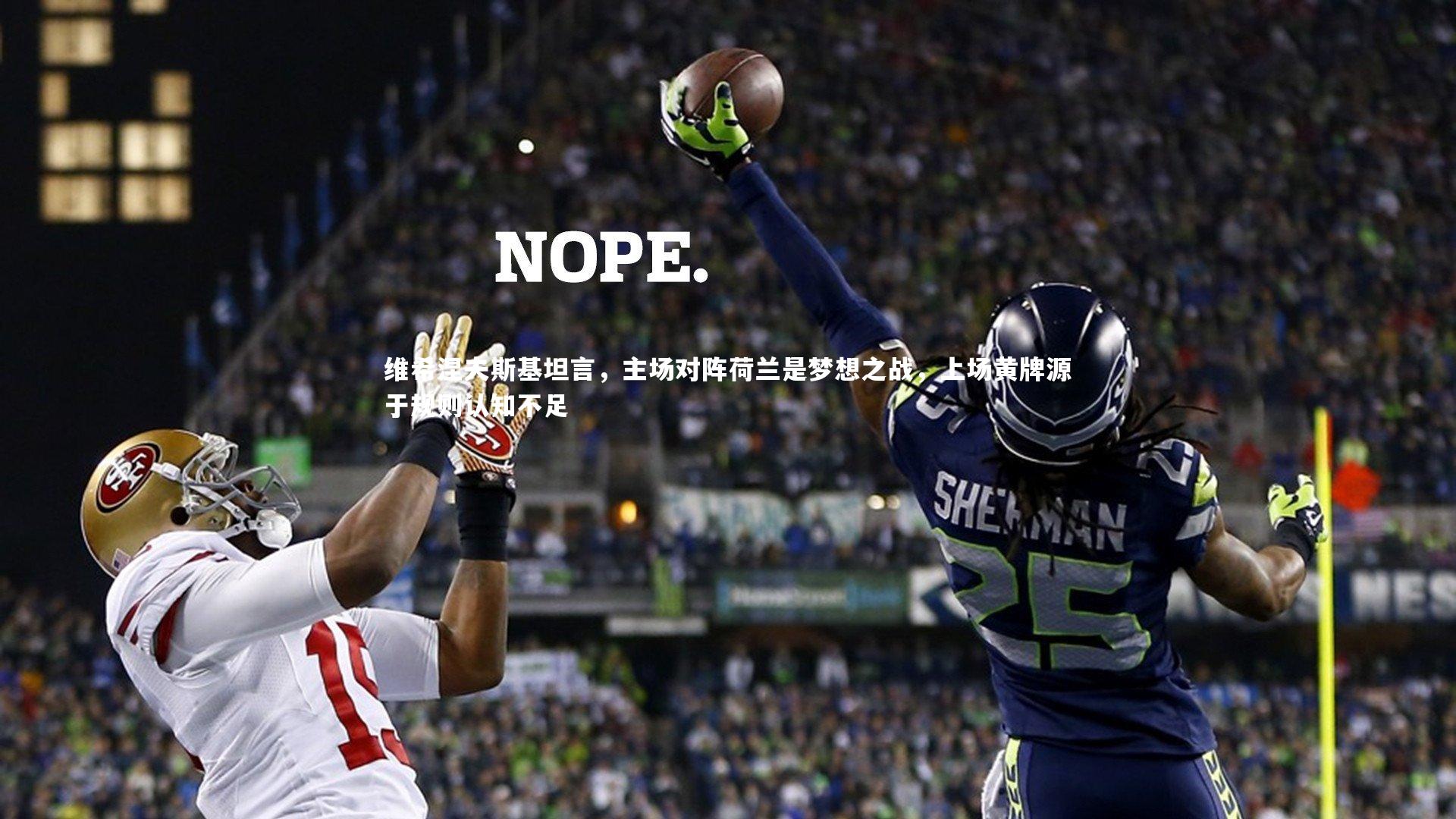 维希涅夫斯基坦言，主场对阵荷兰是梦想之战，上场黄牌源于规则认知不足